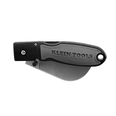 Lockback Knife, 6.7 cm Hawkbill Blade, Black Handle