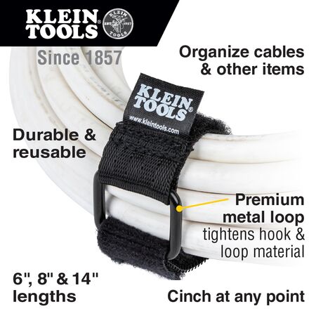 Hook and Loop Cinch Straps, 15.2 cm, 20.3 cm and 35.6 cm Multi-Pack