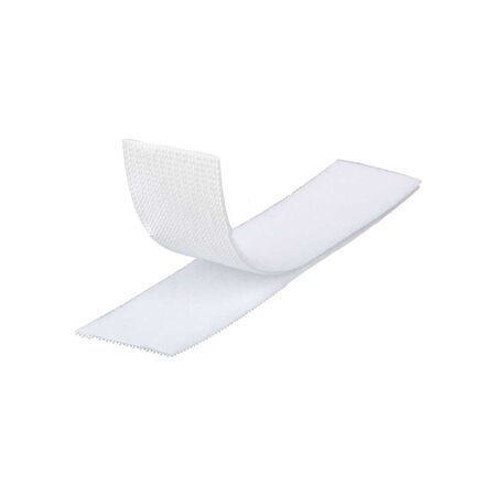 Hook & Loop Tape, 2 cm, 7.6 m, White, Custom Length Cable Ties