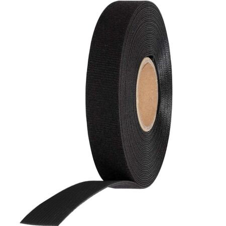 Hook & Loop Tape, 2 cm, 7.6 m, Black, Custom Length Cable Ties