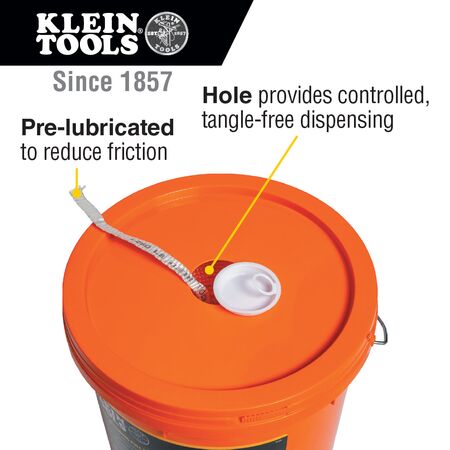 Conduit Measuring Pull Tape, 2500 lbs x 1000 ft