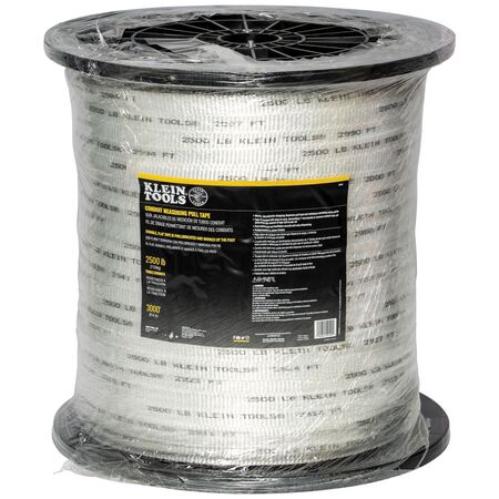 Conduit Measuring Pull Tape, 2500 lbs x 3000 ft