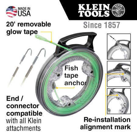 Glow in the Dark Fish Tape, 6.1 m