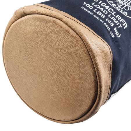 Canvas Bucket, Flame-Resistant, Top-Closing, 30.5 cm