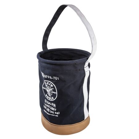 Canvas Bucket, Flame-Resistant, 30.5 cm