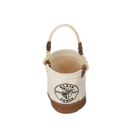 Mini Tool Bucket, Leather Bottom