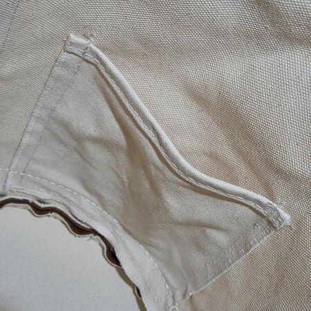 Canvas Bucket, Leather Bottom, Swivel Snap, 30.5 cm