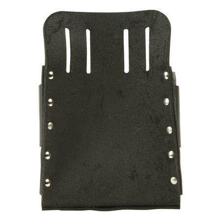 Leather Tool Pouch with Knife Snap - 5-Pocket