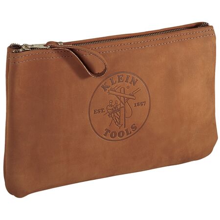 Zippered Bag, Top-Grain Leather Tool Pouch, 31.8 cm