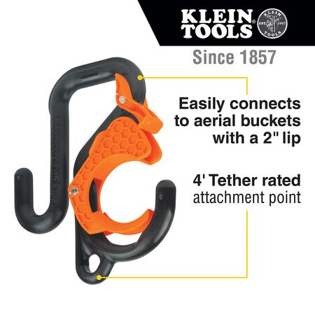 2-Inch Gated Bucket Hook