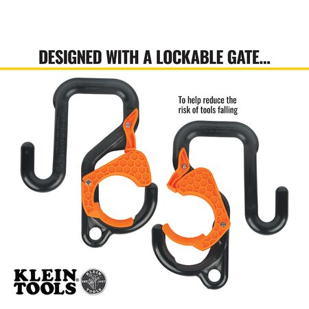 3-Inch Gated Bucket Hook