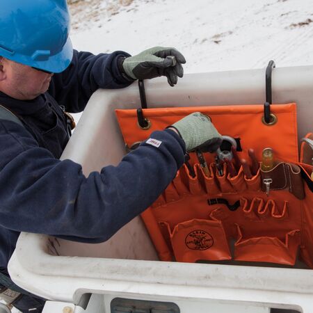 Aerial Apron with Hot-Stick Pocket and Magnet