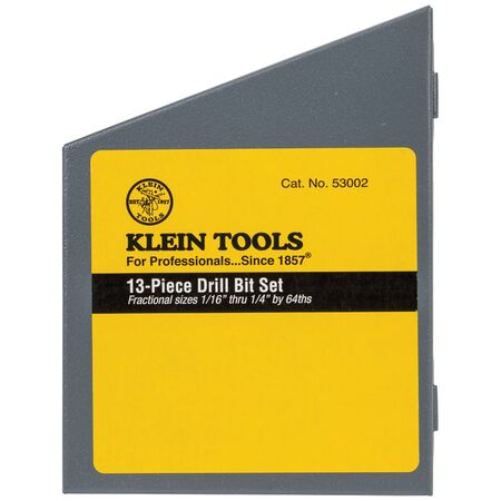 Standard-Point Drill-Bit Set - 13-Piece