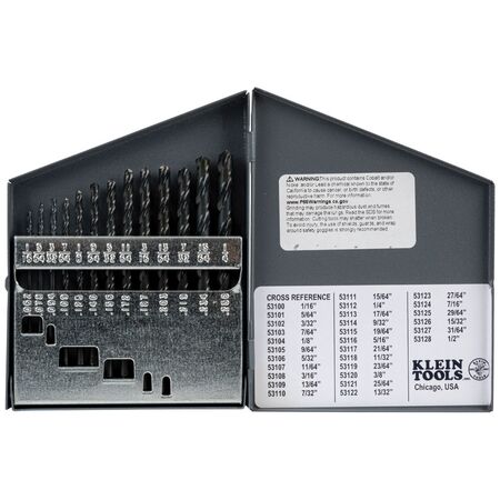 Standard-Point Drill-Bit Set - 13-Piece