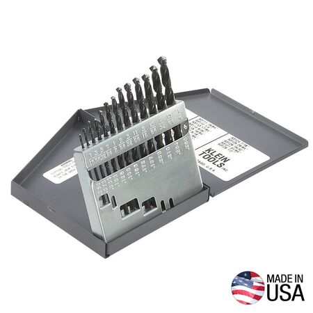 Standard-Point Drill-Bit Set - 13-Piece