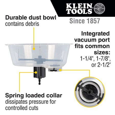 Replacement Blades and Bit for Adjustable Hole Saw 53710