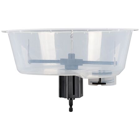 Adjustable Hole Saw with Auto-Set Arms