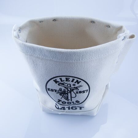 Tool Bag, Bull-Pin and Bolt Bag, Tunnel Loop, Canvas, 12.7 x 25.4 x 22.9 cm