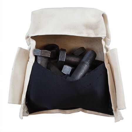 Tool Pouch, Bolt Retention Pouch, Canvas, Tunnel Connect, 12.7 x 25.4 x 22.9 cm