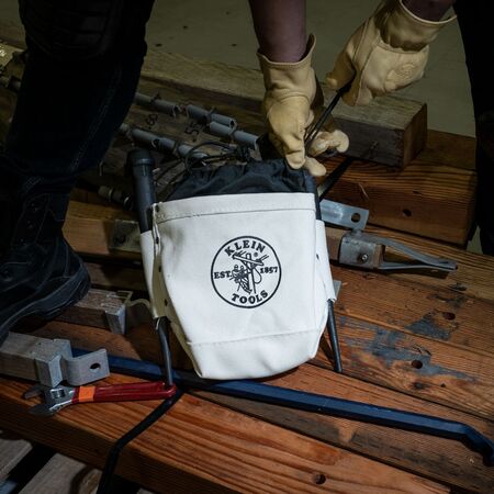 Bolt Bag, Top-Closing Tool Pouch with Tunnel Connect, 12.7 x 25.4 x 22.9 cm