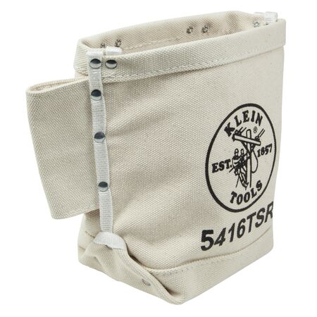 Tool Bag, Bolt Bag with Drain Holes, No. 4 Canvas, 12.7 x 22.9 x 25.4 cm