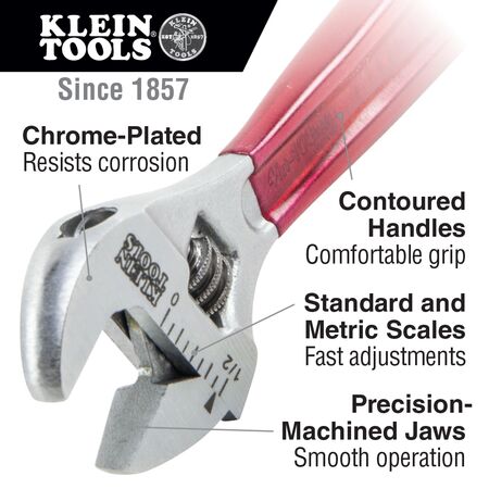 Adjustable Spanner, Extra-Capacity, 257 mm