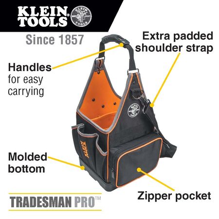 Tool Bag, Tradesman Pro™ Tool Tote, 20 Pockets, 22.2 cm