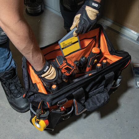Tool Bag, Tradesman Pro™ Wide-Open Tool Bag, 42 Pockets, 41.3 cm