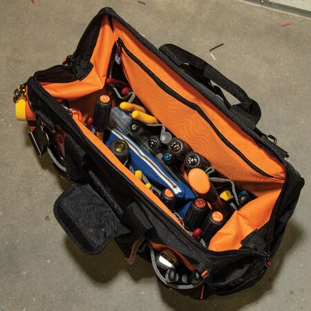 Tool Bag, Tradesman Pro™ Wide-Open Tool Bag, 42 Pockets, 41.3 cm