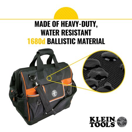 Tool Bag, Tradesman Pro™ Wide-Open Tool Bag, 42 Pockets, 41.3 cm