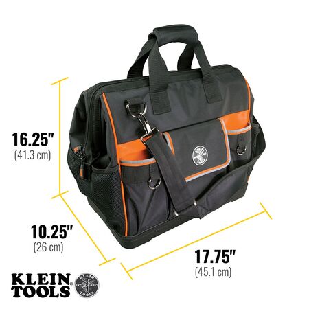 Tool Bag, Tradesman Pro™ Wide-Open Tool Bag, 42 Pockets, 41.3 cm