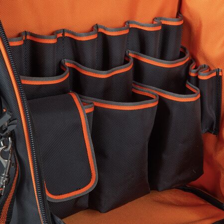 Tradesman Pro™ Tool Station Tool Bag Backpack with Work Light