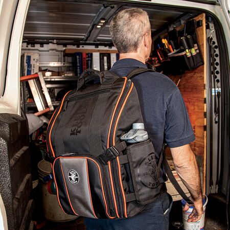 Tradesman Pro™ Tool Station Tool Bag Backpack with Work Light