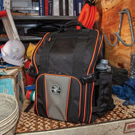 Tradesman Pro™ Tool Station Tool Bag Backpack with Work Light