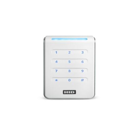 HID Signo 40K Keypad White Reader | Supports Mobile Credentials | Configurable with HID App | 25-Year Warranty | by Dicker Data