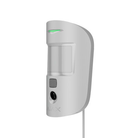 AJAX MotionCam Fibra White | Built-in Camera for Photo Verification | SmartDetect Algorithm | by Dicker Data