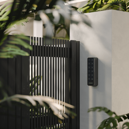 AJAX Superior Keypad Outdoor Fibra | IP66 & IK08 Protection | Bluetooth & Tag Key Fob Access | by Dicker Data