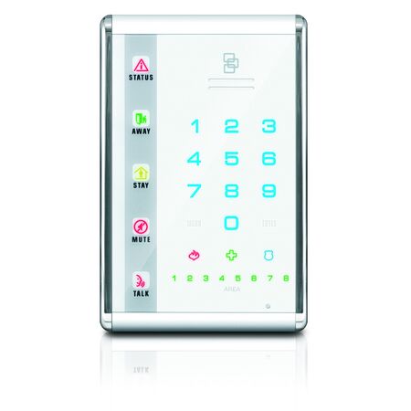 VoiceNav Touch Keypad | NetworX Compatibility | Interactive Voice Guide | 192-Zone Capability | by Dicker Data