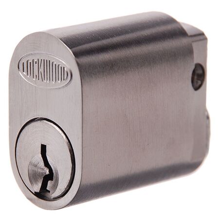 LOCKWOOD 570 Australian Oval Cylinder | X Cam Design | 5KD Keying System | Corrosion-Resistant Finish | by Dicker Data