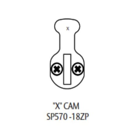 LOCKWOOD 570 Australian Oval Cylinder | X Cam Design | 5KD Keying System | Corrosion-Resistant Finish | by Dicker Data