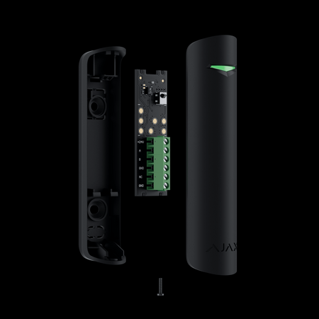 AJAX DoorProtect Plus Fibra White | Dual Reed Switch & Accelerometer | IP50 Rated | by Dicker Data