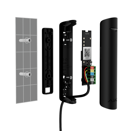 AJAX DoorProtect G3 Fibra White | Advanced Detection Sensors | Adjustable Tilt & Shock Sensitivity | by Dicker Data