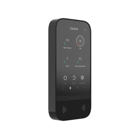 AJAX Wireless Touchscreen Keypad | 5" IPS Display | Capacitive Touch | 30,000 Hour Backlight | by Dicker Data