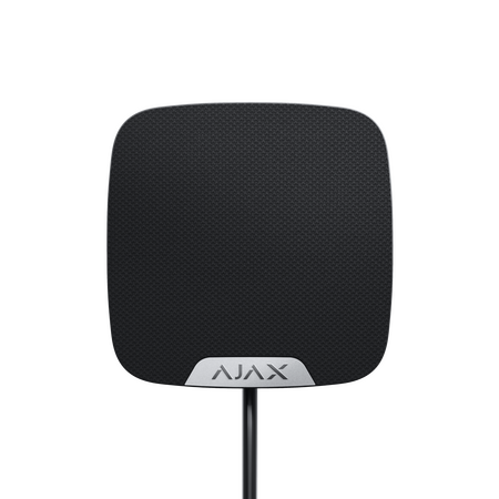 AJAX Homesiren Fibra Black | Acoustic & LED Indication | 81-105 dB Volume | by Dicker Data