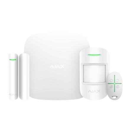 Ajax Alarm Kit for Apartment | Wireless MotionProtect Sensor | Dual 4G SIM Slots | SpaceControl Remote | by Dicker Data
