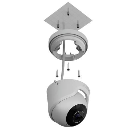 AJAX TurretCam 5 MP Security Camera | True WDR & AI Object Recognition | IP65 Rated | by Dicker Data