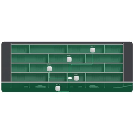 AJAX REX 2 Range Extender | Up to 2000m Range | Supports 5 Extenders | Encrypted Communication | by Dicker Data