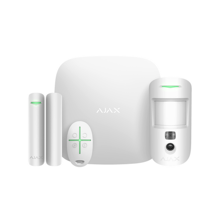AJAX Alarm StarterKit Cam Plus | Hub 2 Plus with LTE | Photo Verification in 9 Seconds | by Dicker Data