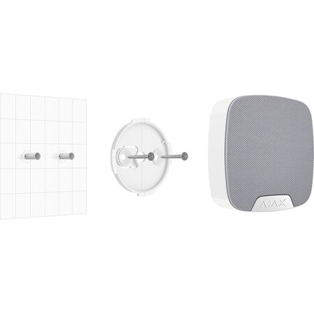 Wireless Indoor Siren AJAX Homesiren | Adjustable 80-100 dB | LED Indication | @Each by Dicker Data