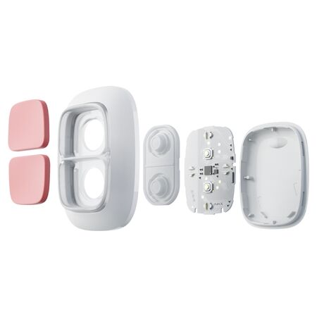 AJAX DoubleButton Duress Wireless Panic Button | 2-Button Design | 1300m Range | LED Backlight | by Dicker Data